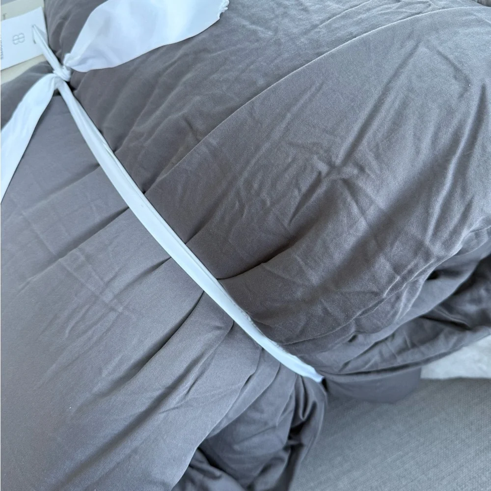 Boll & Branch NWT Organic Cotton Comforter & Sham Set